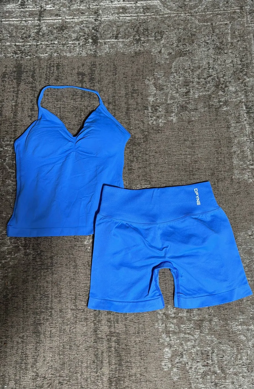 Phone photo of a two-piece set
